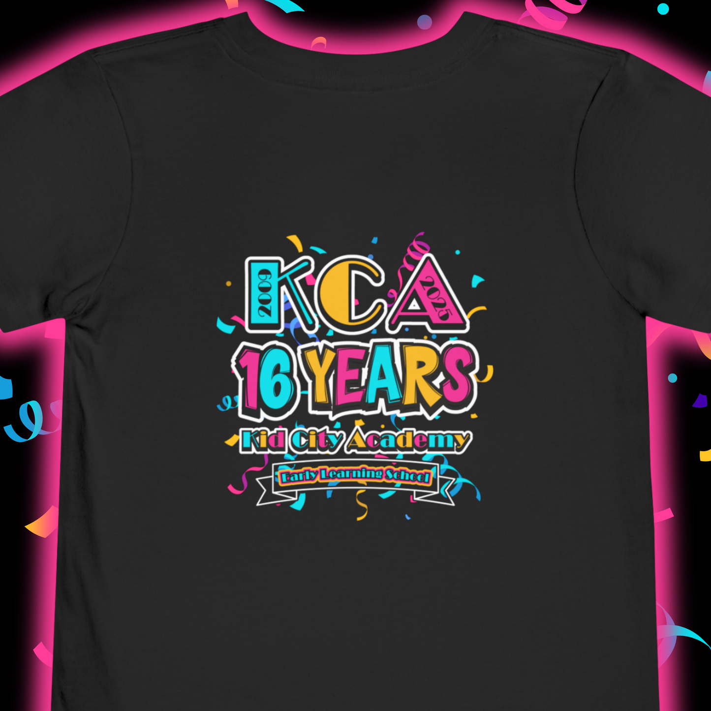 (Toddler) KCA 16th Anniversary T-Shirt (Front/Back Print)