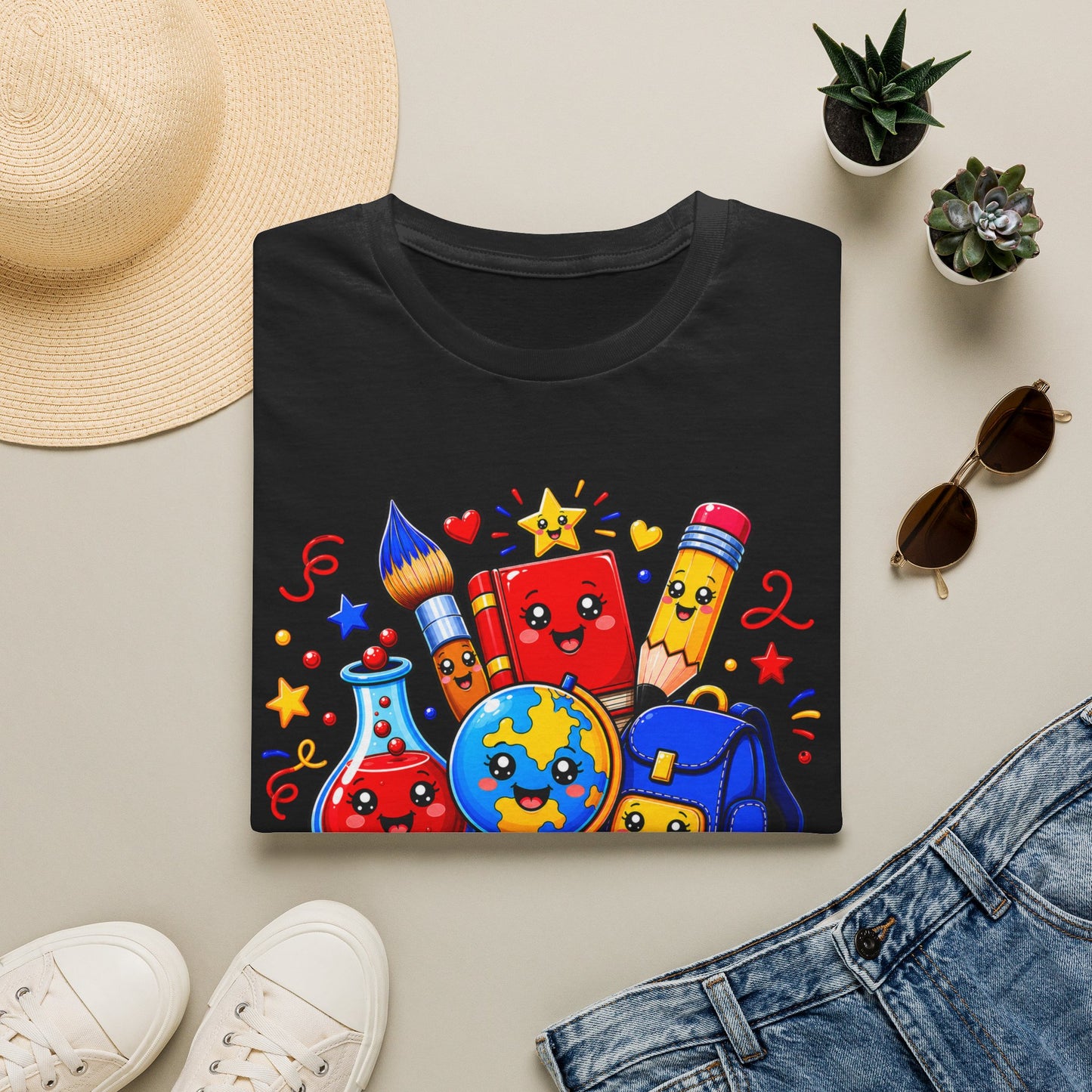 Kid City Academy Primary School T-Shirt — Cute School Supplies Back-to-School Tee