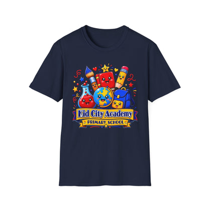 Kid City Academy Primary School T-Shirt — Cute School Supplies Back-to-School Tee