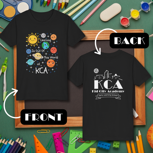 (Youth) Learning Is Out of This World at KCA T-Shirt (Front/Back Print)