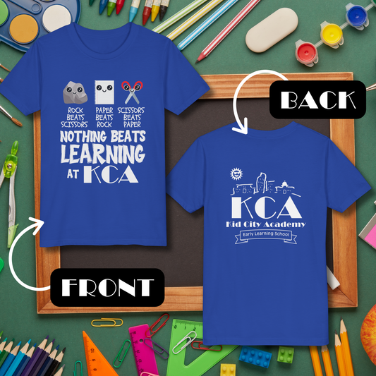 (Youth) Nothing Beats Learning at KCA T-Shirt (Front/Back Print)