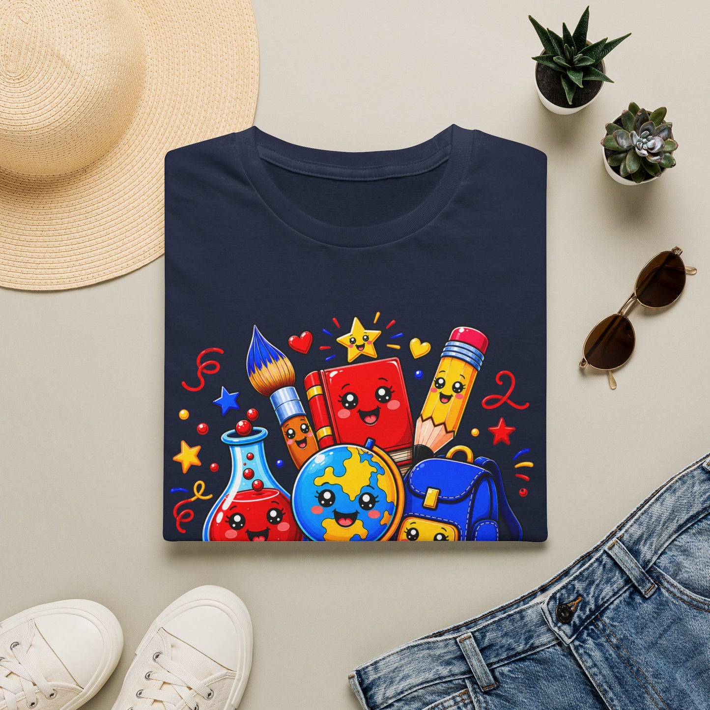 Kid City Academy Primary School T-Shirt — Cute School Supplies Back-to-School Tee