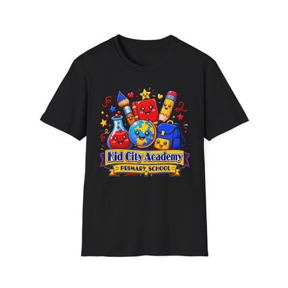 Kid City Academy Primary School T-Shirt — Cute School Supplies Back-to-School Tee